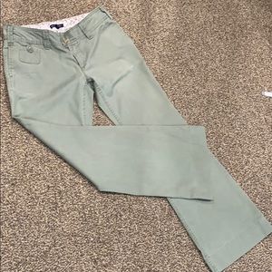 Gap Green Flared Chinos